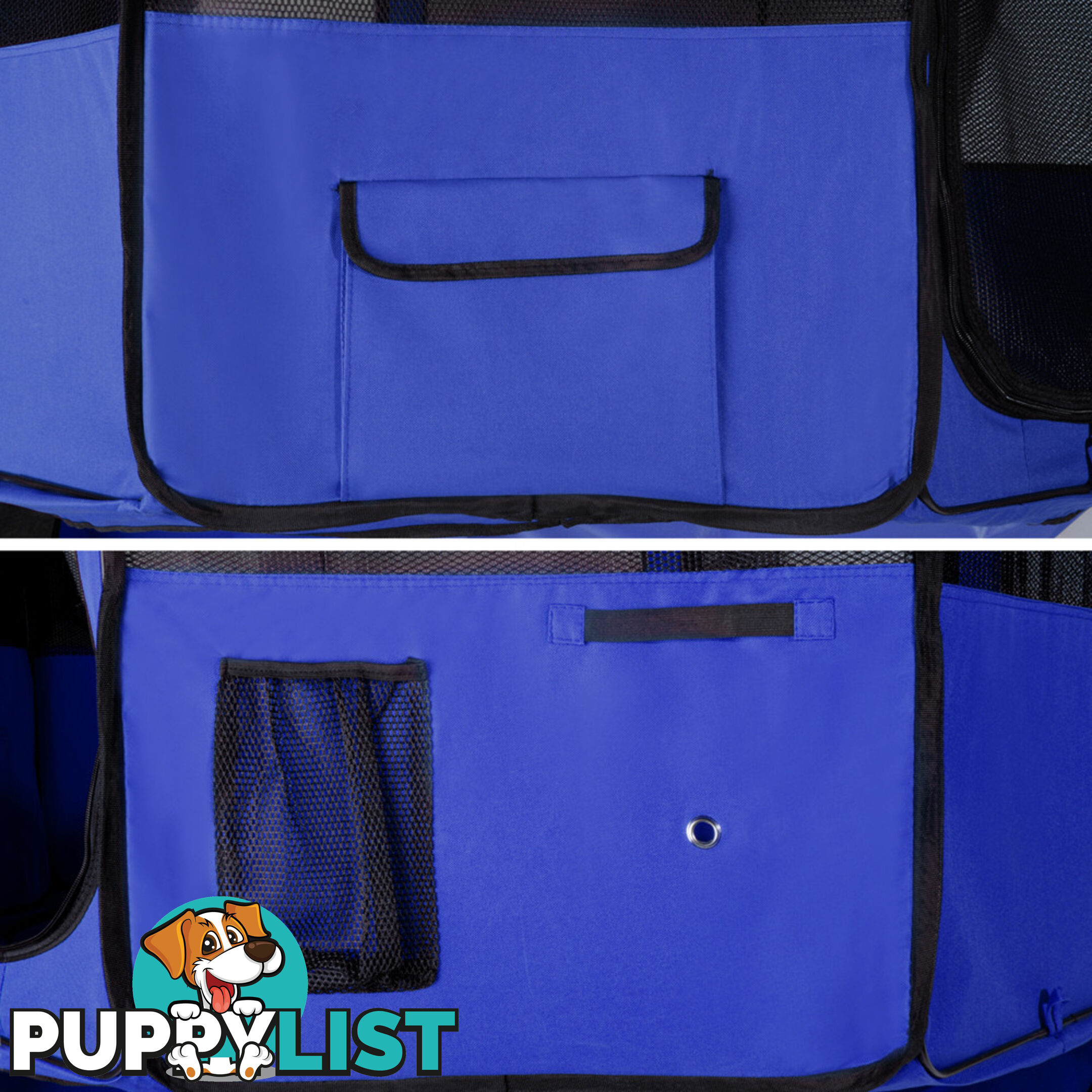 Pet Dog Puppy Cat Exercise Playpen Crate Cage Tent Blue