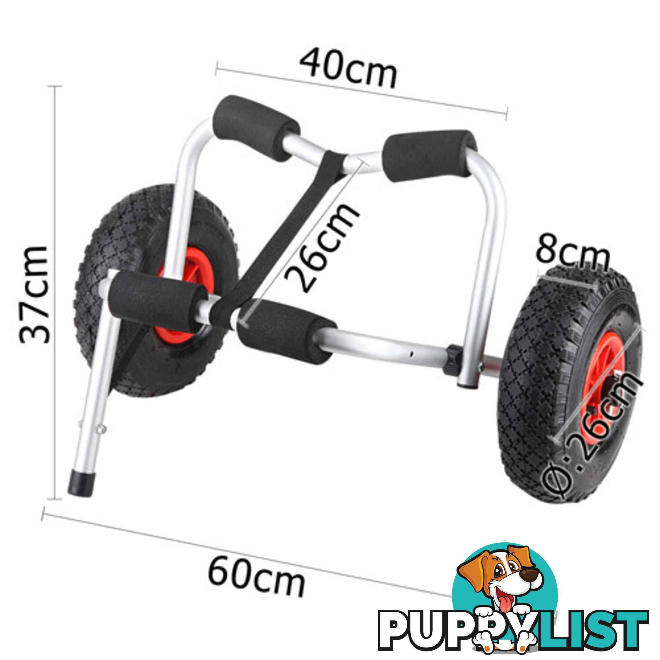 Aluminium Kayak Trolley U-shape