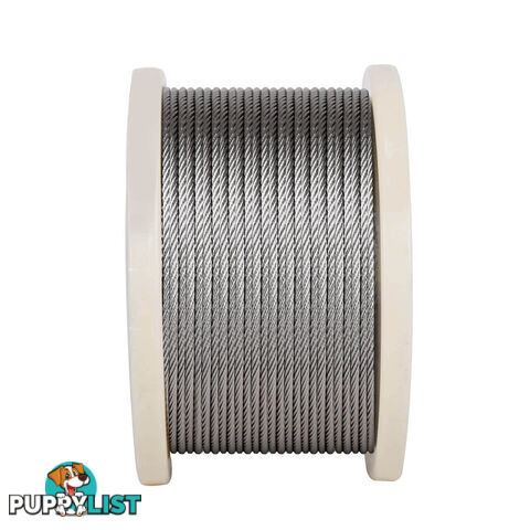 7 x 7 Marine Stainless Steel Wire Rope 100M