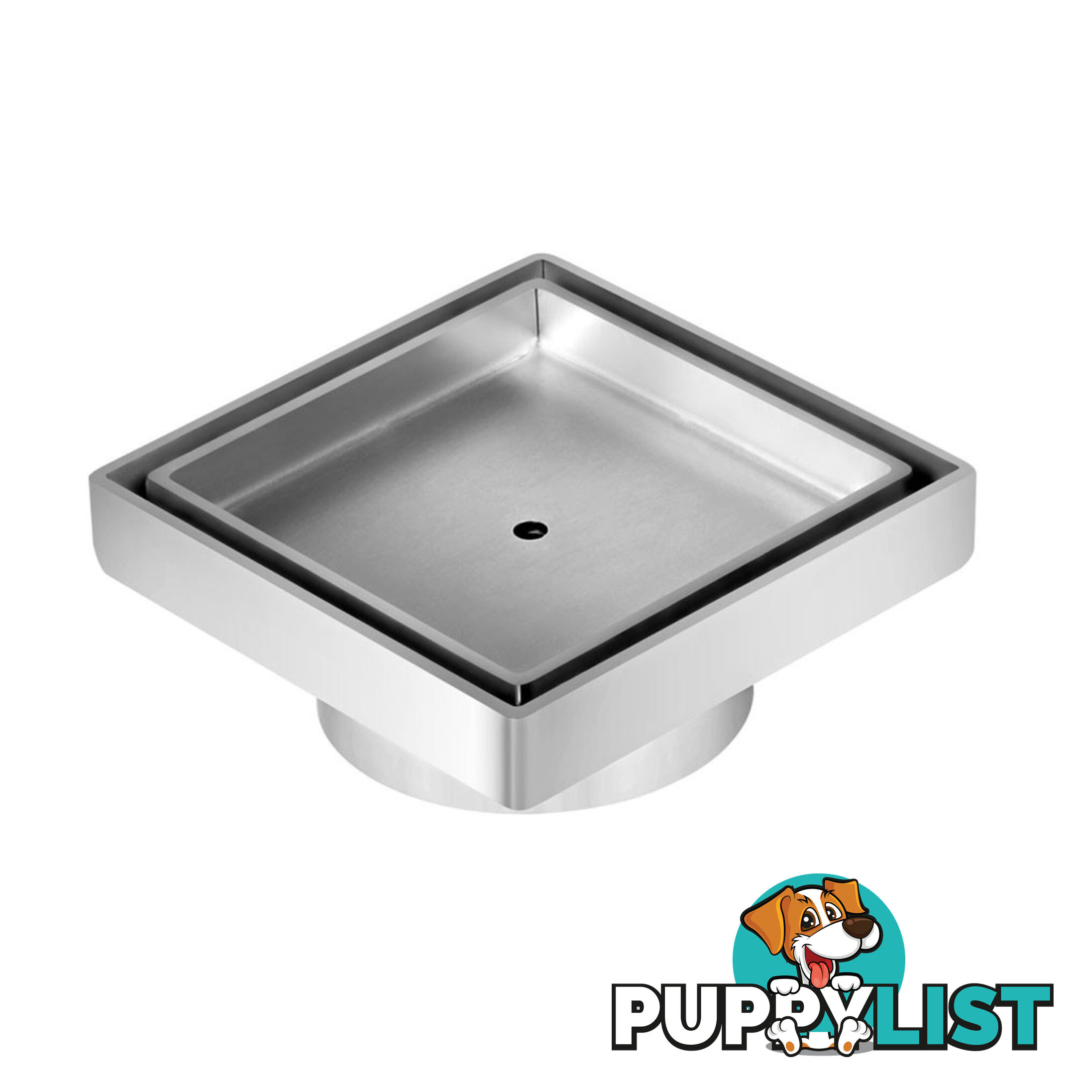 Square Stainless Steel Shower Grate Drain Floor Bathroom 800mm