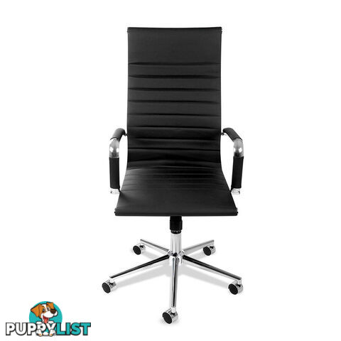 Eames Replica PU Leather High Back Executive Computer Office Chair Black