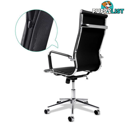 Eames Replica PU Leather High Back Executive Computer Office Chair Black