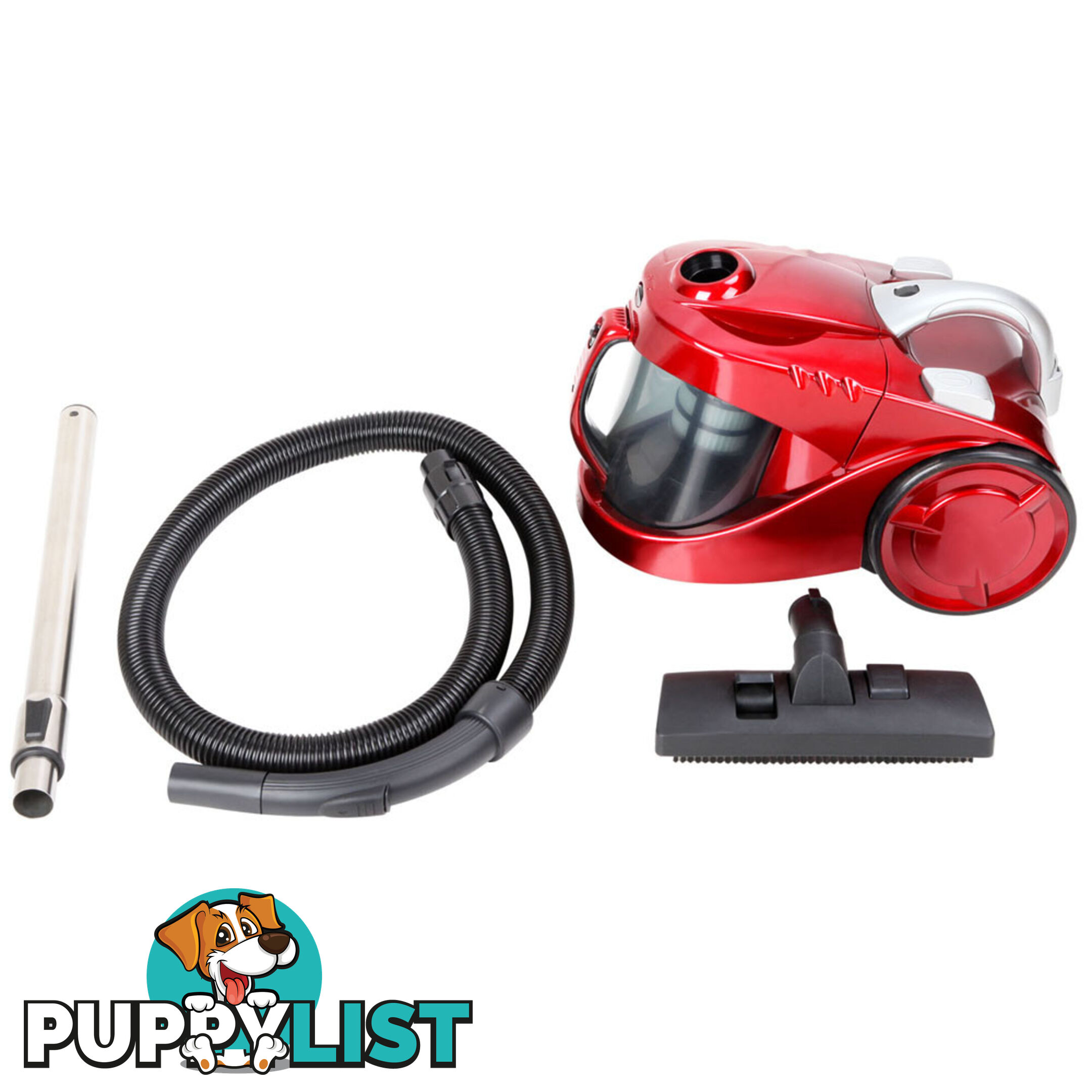 Bagless Cyclone Cyclonic Vacuum Cleaner HEPA Red