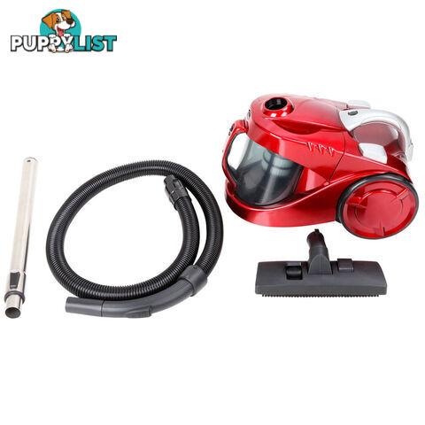 Bagless Cyclone Cyclonic Vacuum Cleaner HEPA Red