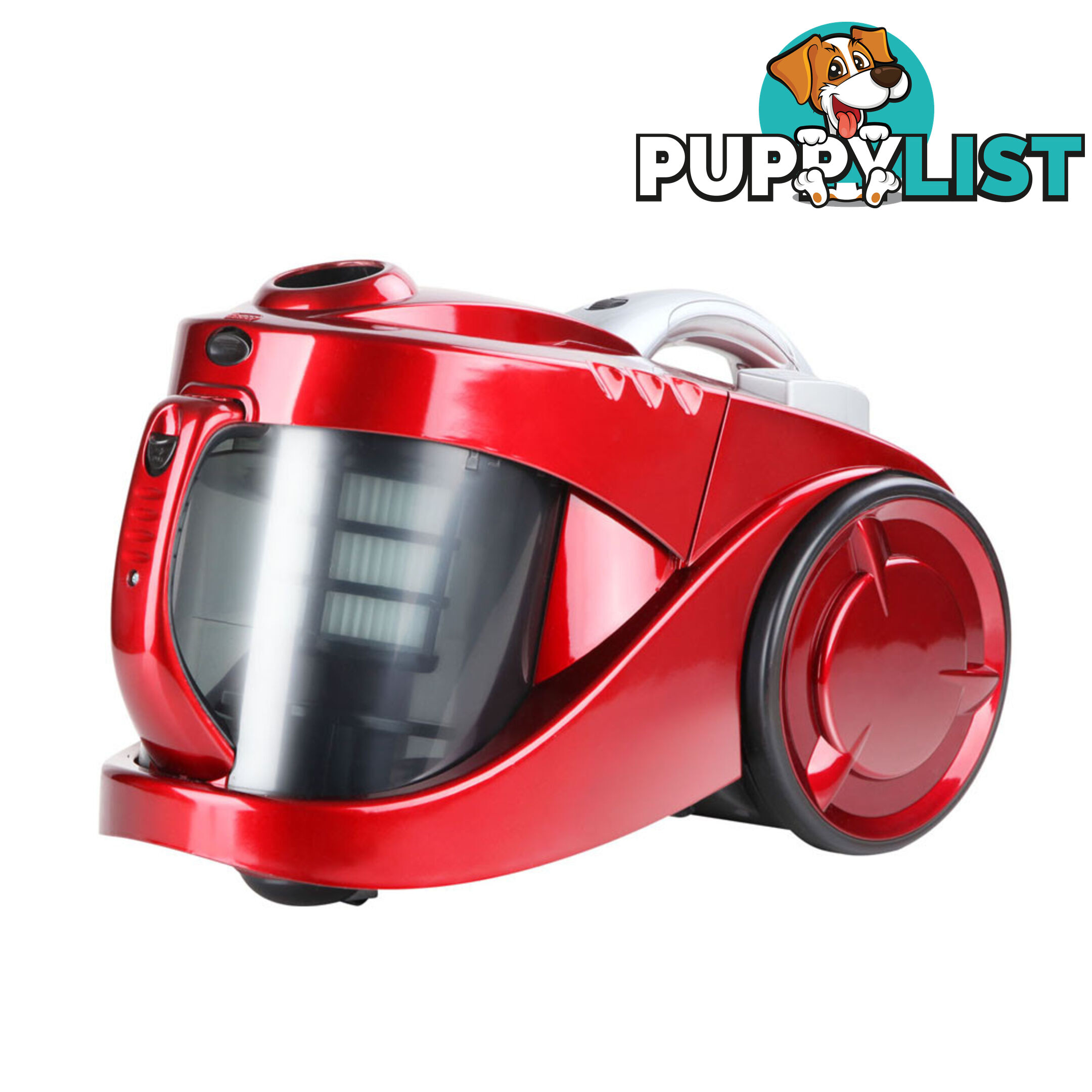 Bagless Cyclone Cyclonic Vacuum Cleaner HEPA Red