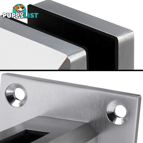 Frameless Glass Aluminium Mount Square