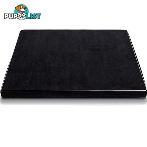 Pet Dog Anti Skid Sleep Memory Foam Mattress Bed Large Black