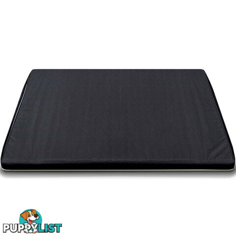 Pet Dog Anti Skid Sleep Memory Foam Mattress Bed Large Black