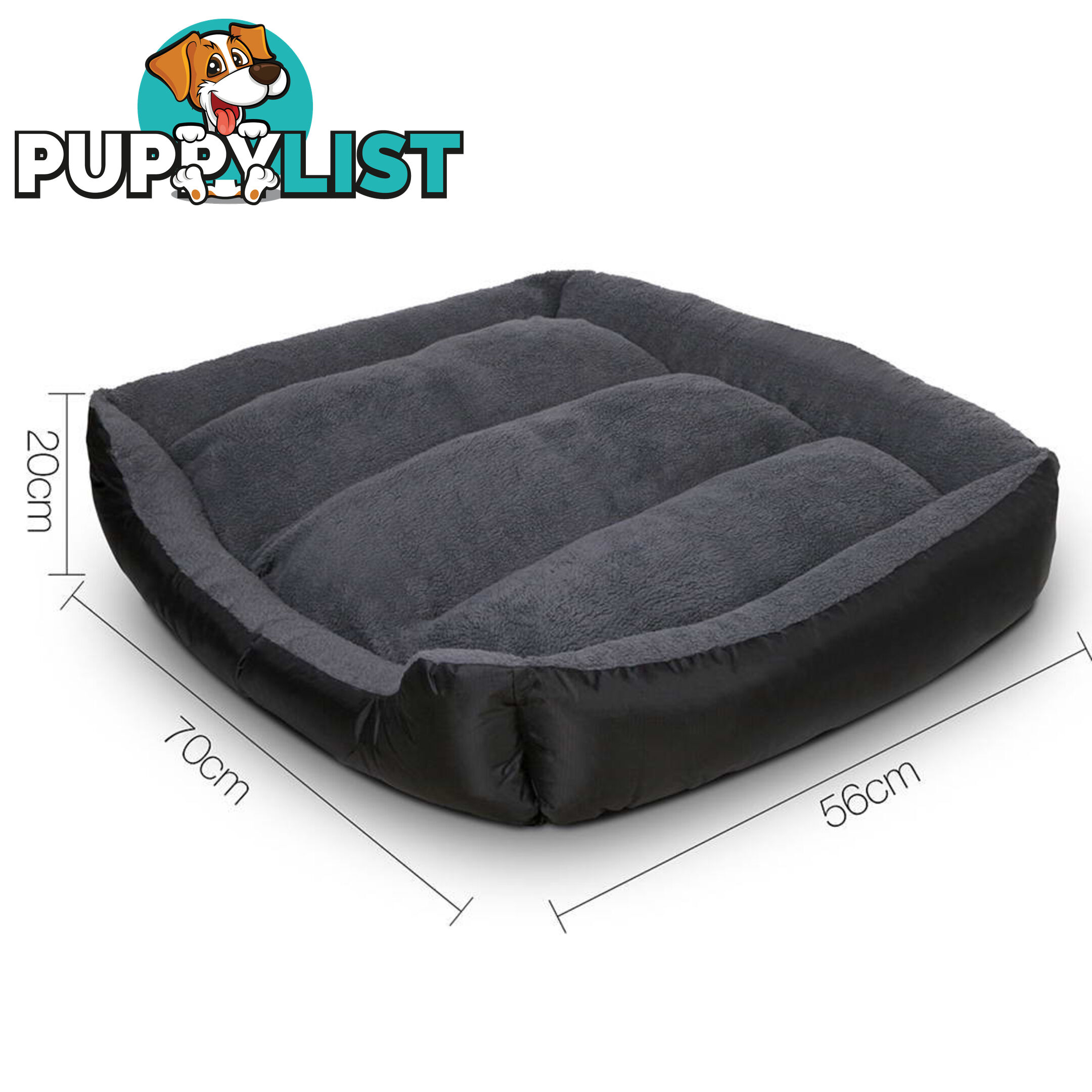 Waterproof Fleece Lined Dog Bed - XXLarge