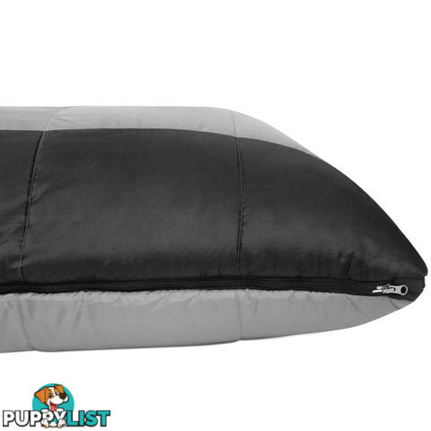 Camping Envelope Sleeping Bag Single Grey black