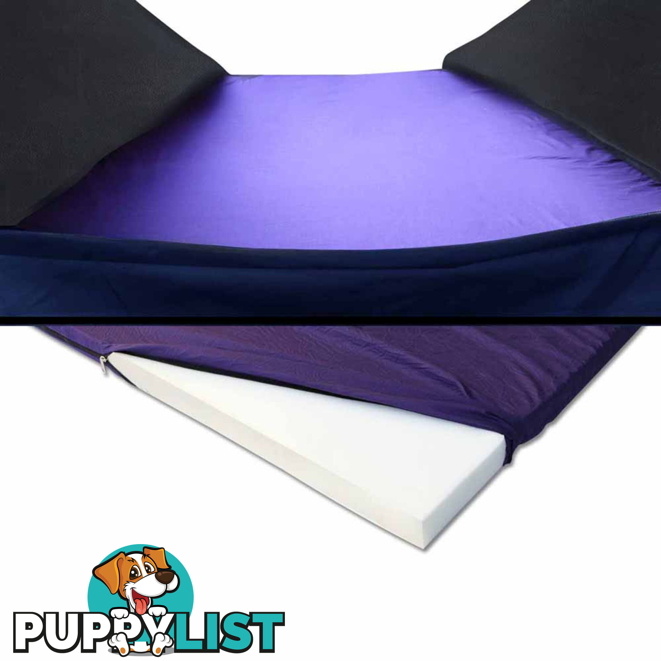 Double Camping Canvas Swag with Mattress and Air Pillow - Blue