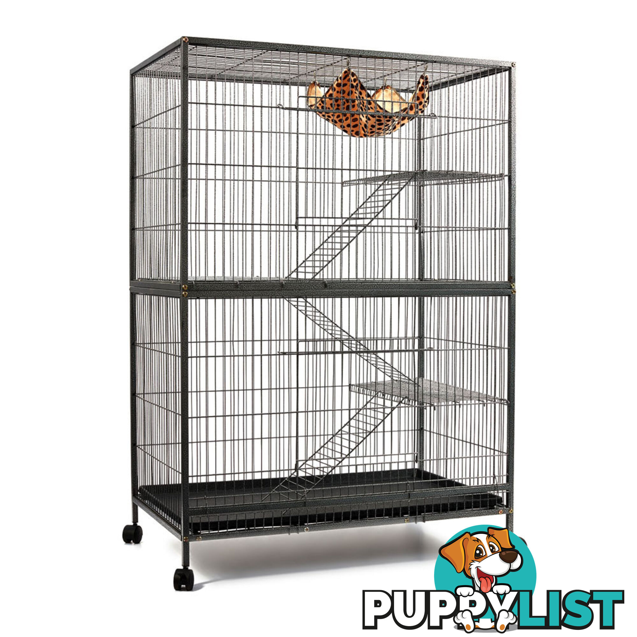 3 Level Cat Ferret Hamster Rat Bird Cage Aviary