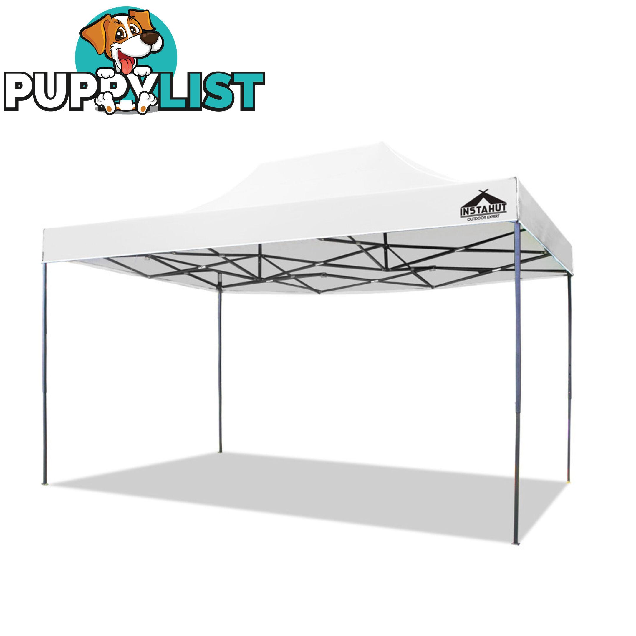 INSTAHUT 4.5X3 Pop Up Gazebo  - White