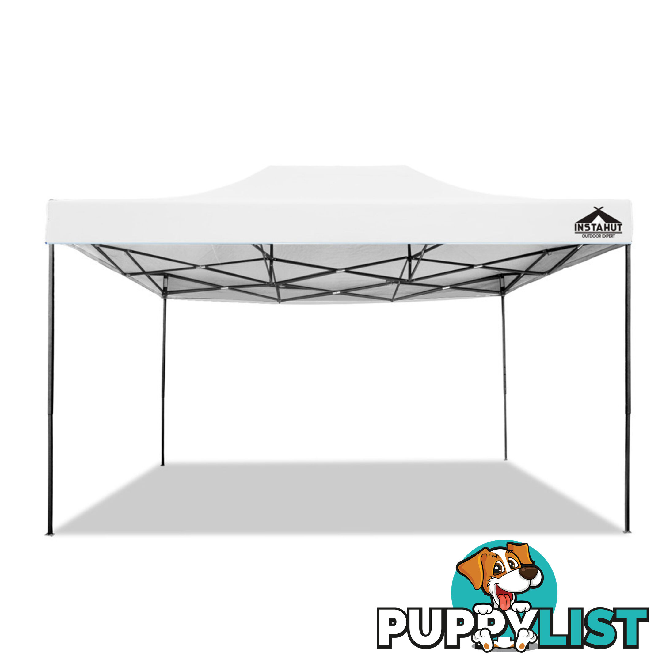 INSTAHUT 4.5X3 Pop Up Gazebo  - White