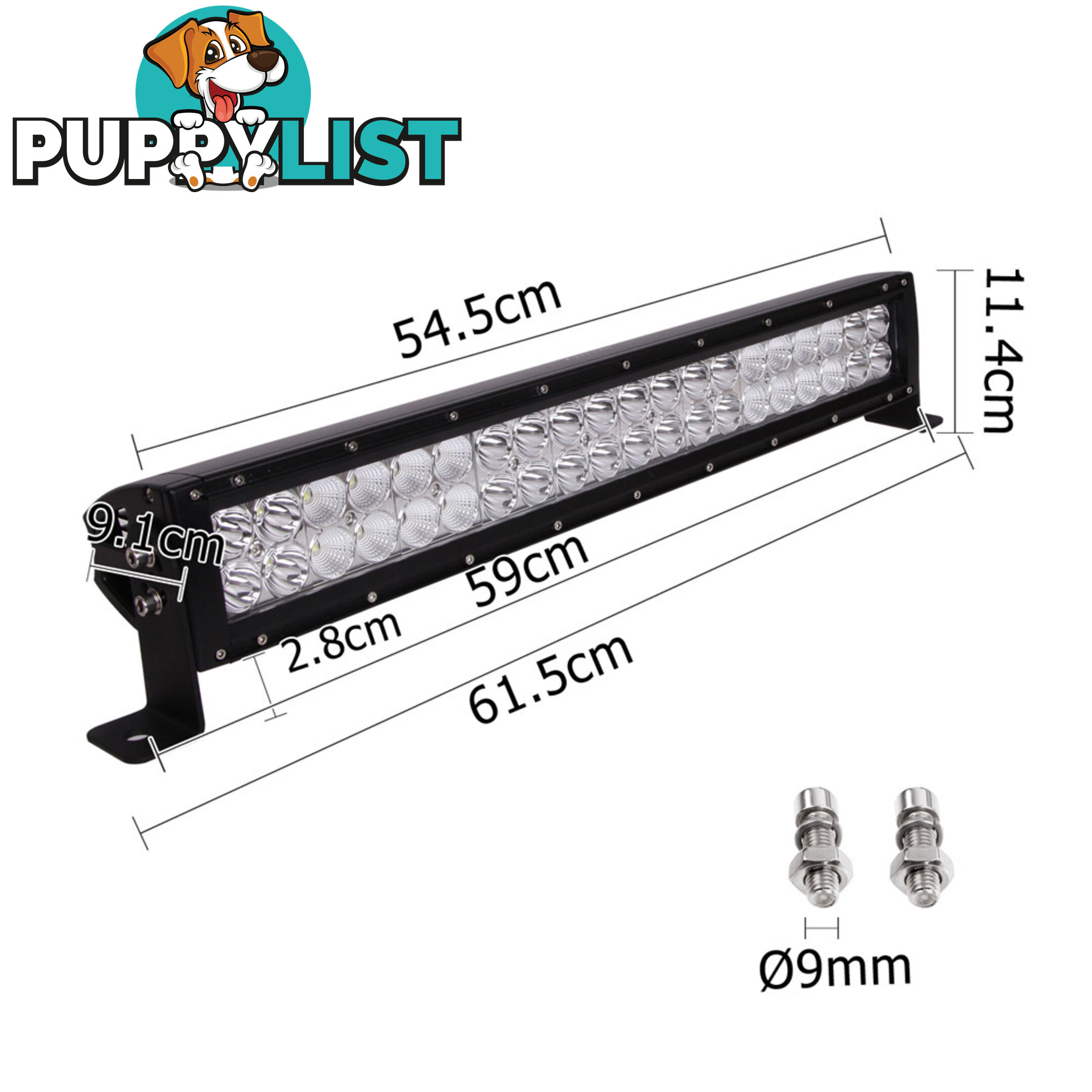 21 Inch Epistar Dual LED Spot 5W & Flood Light Bar 200W