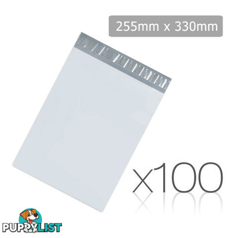 Set of 100 Poly Mailer Bags - 310 x 405mm