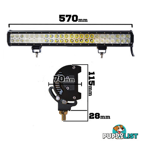 23inch 240W Philips LED Light Bar Spot Flood Combo Lumileds Offroad Work Lamp