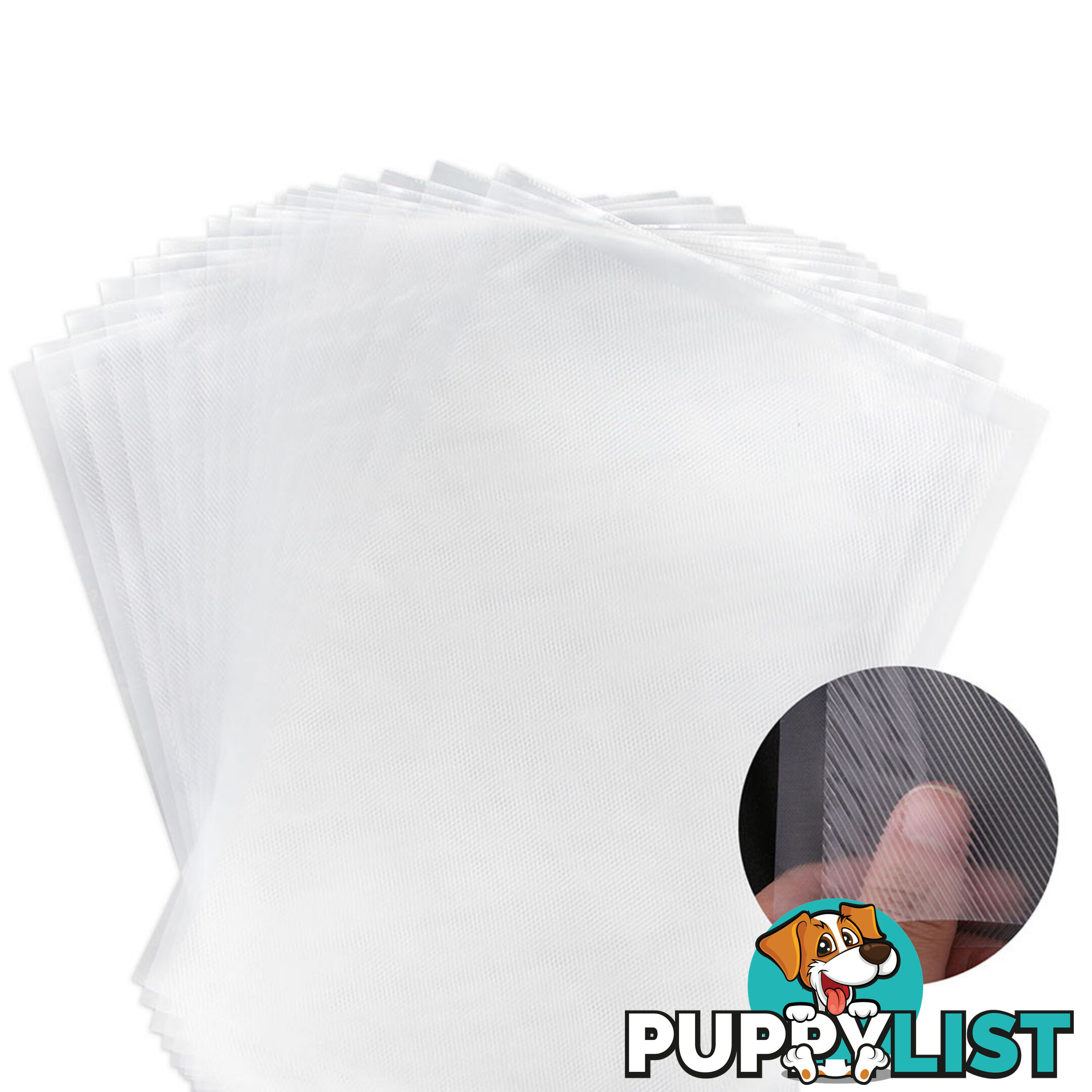 300 Food Sealer Bags: 28 x 40cm