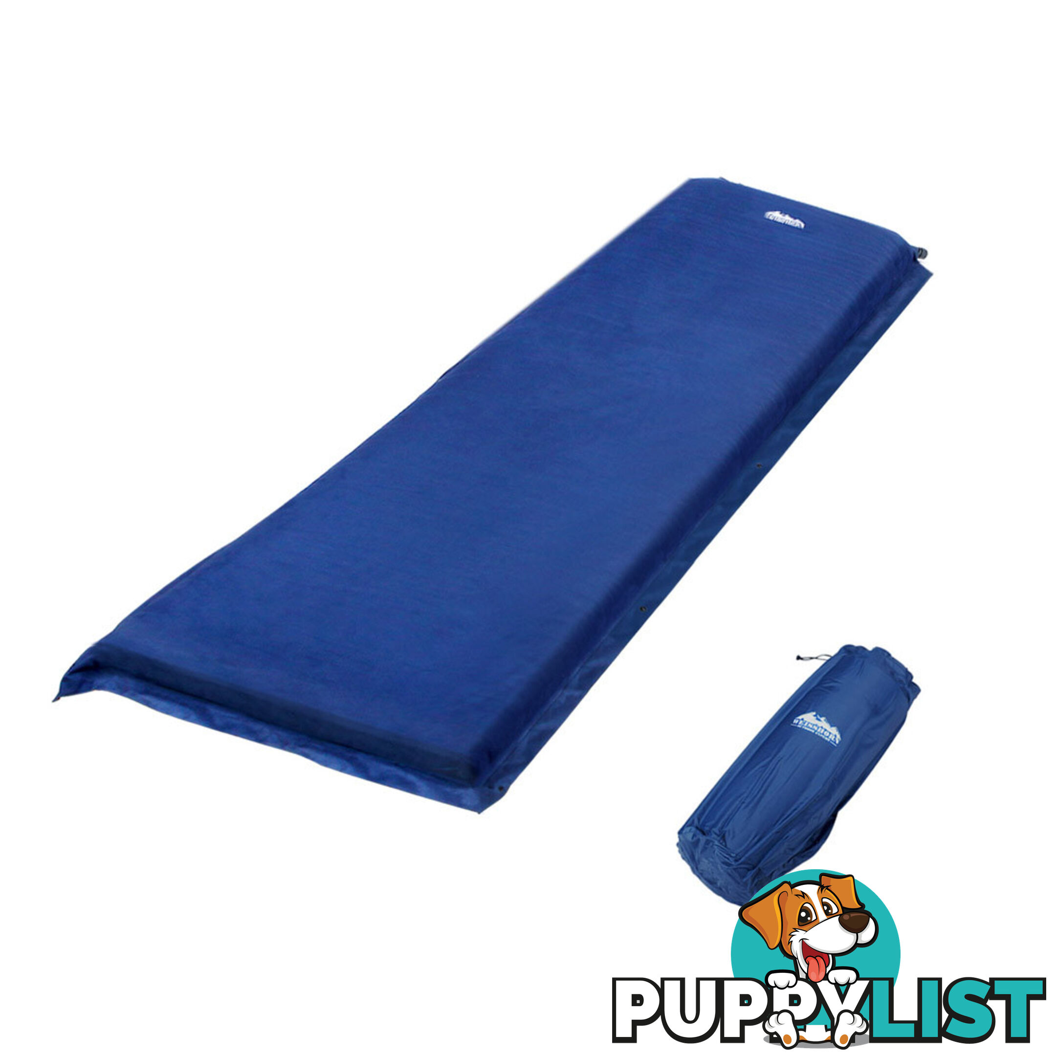 Self inflating Mattress Single 6cm Blue