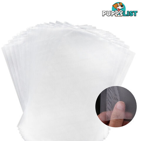 100 Food Sealer Bags: 20 x 30cm