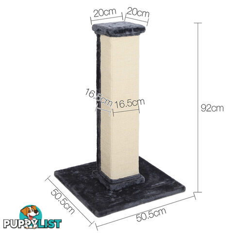 Non-toxic Sisal Cat Scratching Post - 92cm