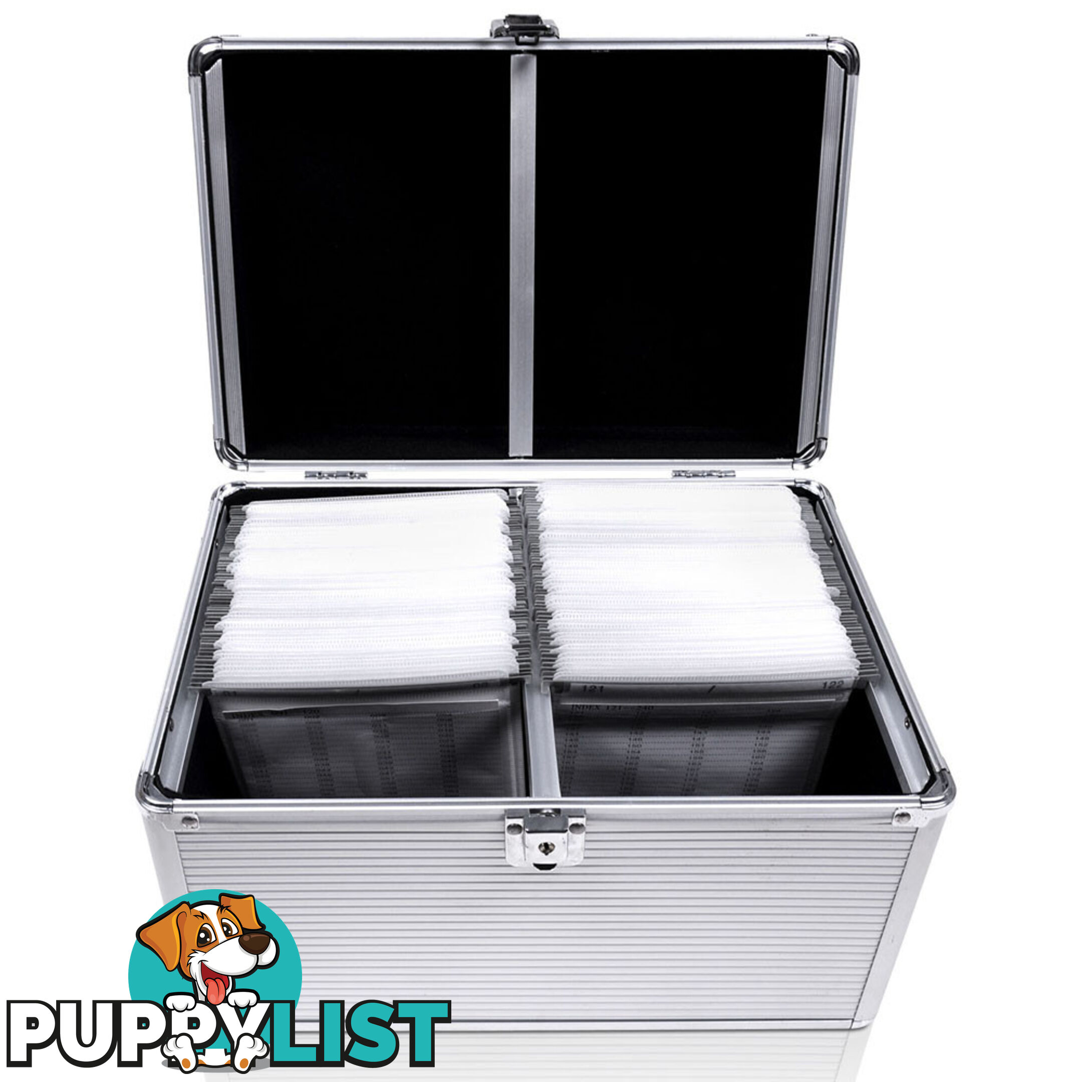 Aluminium CD DVD Bluray Storage Case Box 240 Discs SL