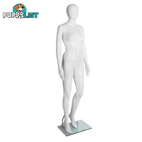 Full Body Female Mannequin Cloth Display Tailor Dressmaker Egg Head White 175cm