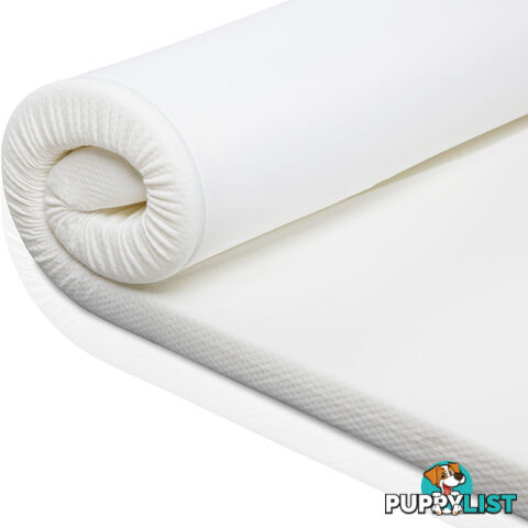 Visco Elastic Memory Foam Mattress Topper 7cm Kingle Single