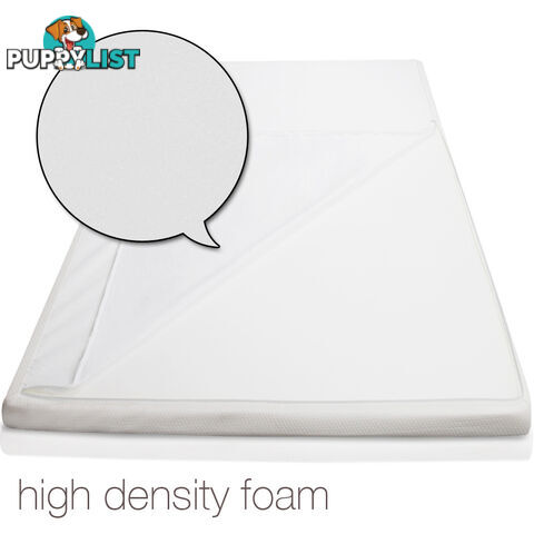 Visco Elastic Memory Foam Mattress Topper 7cm Kingle Single