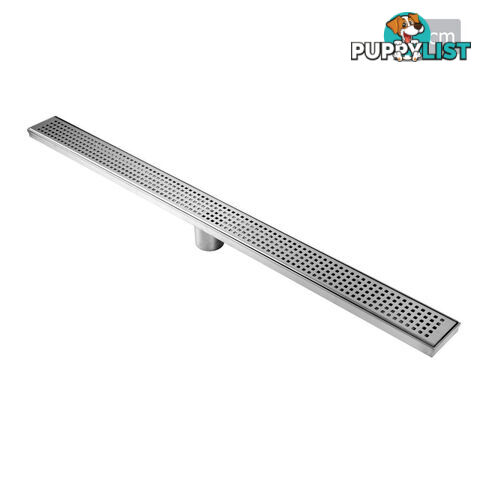 Square Stainless Steel Shower Grate Drain Floor Bathroom 95mm Depth