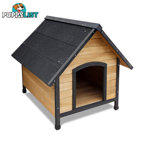 Timber Dog Kennel w/ Food Bowls