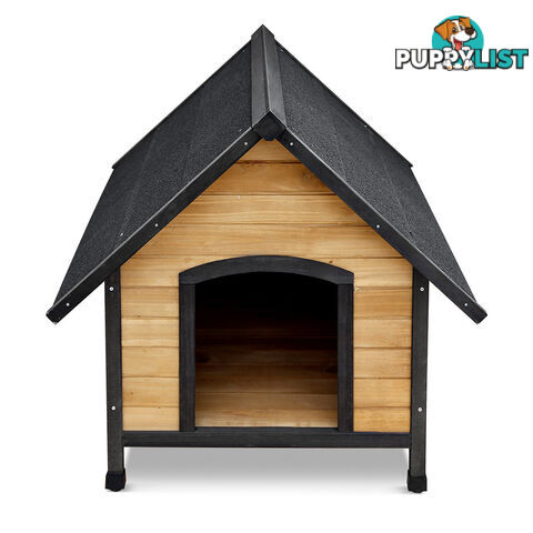 Timber Dog Kennel w/ Food Bowls