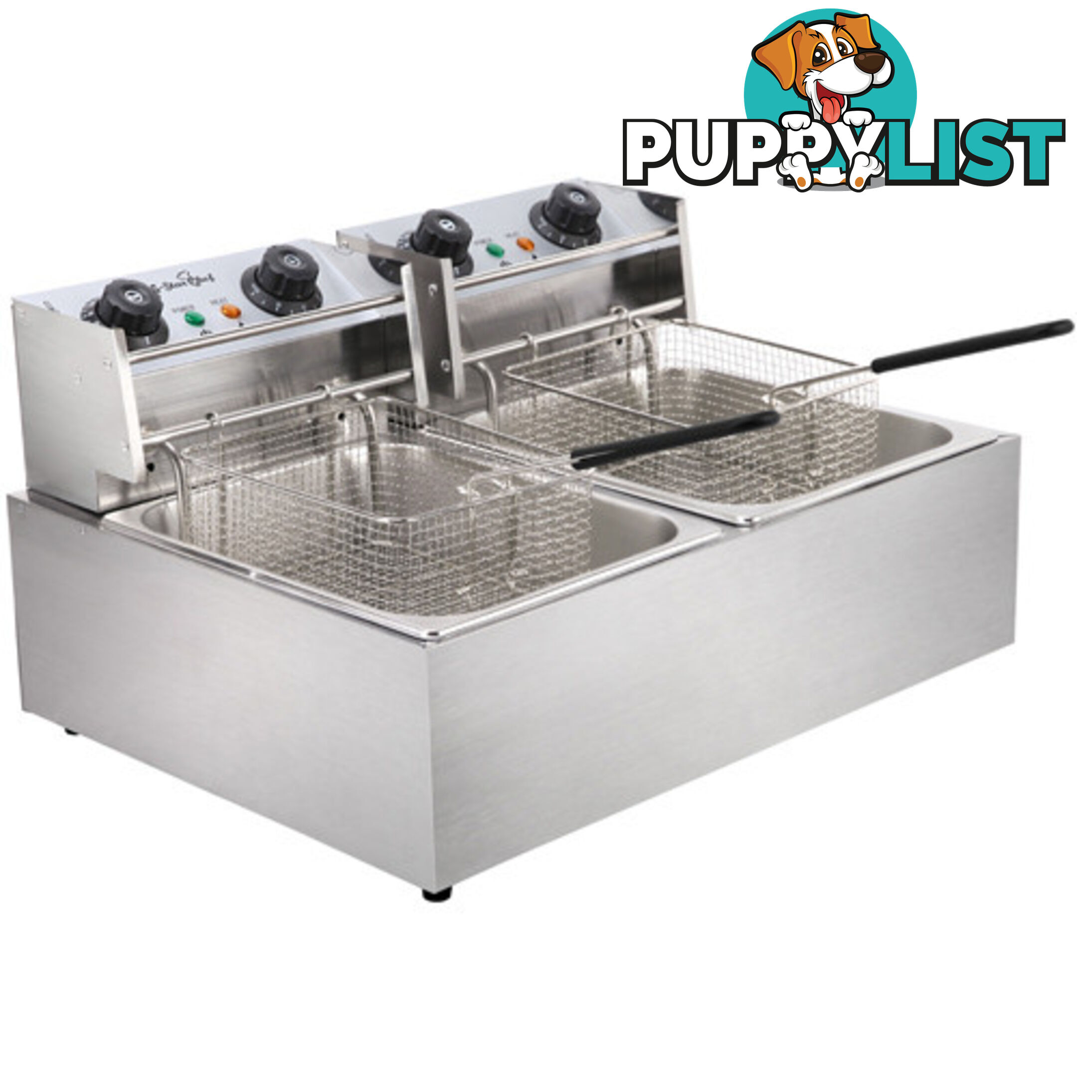 5 Star Chef Deep Fryer w/ Twin Basket