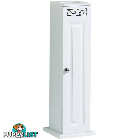 Lure Toilet Roll Cupboard in WHITE