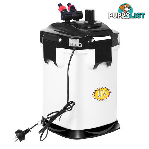 Aquarium Fish Tank External Canister Filter 2200LPH White