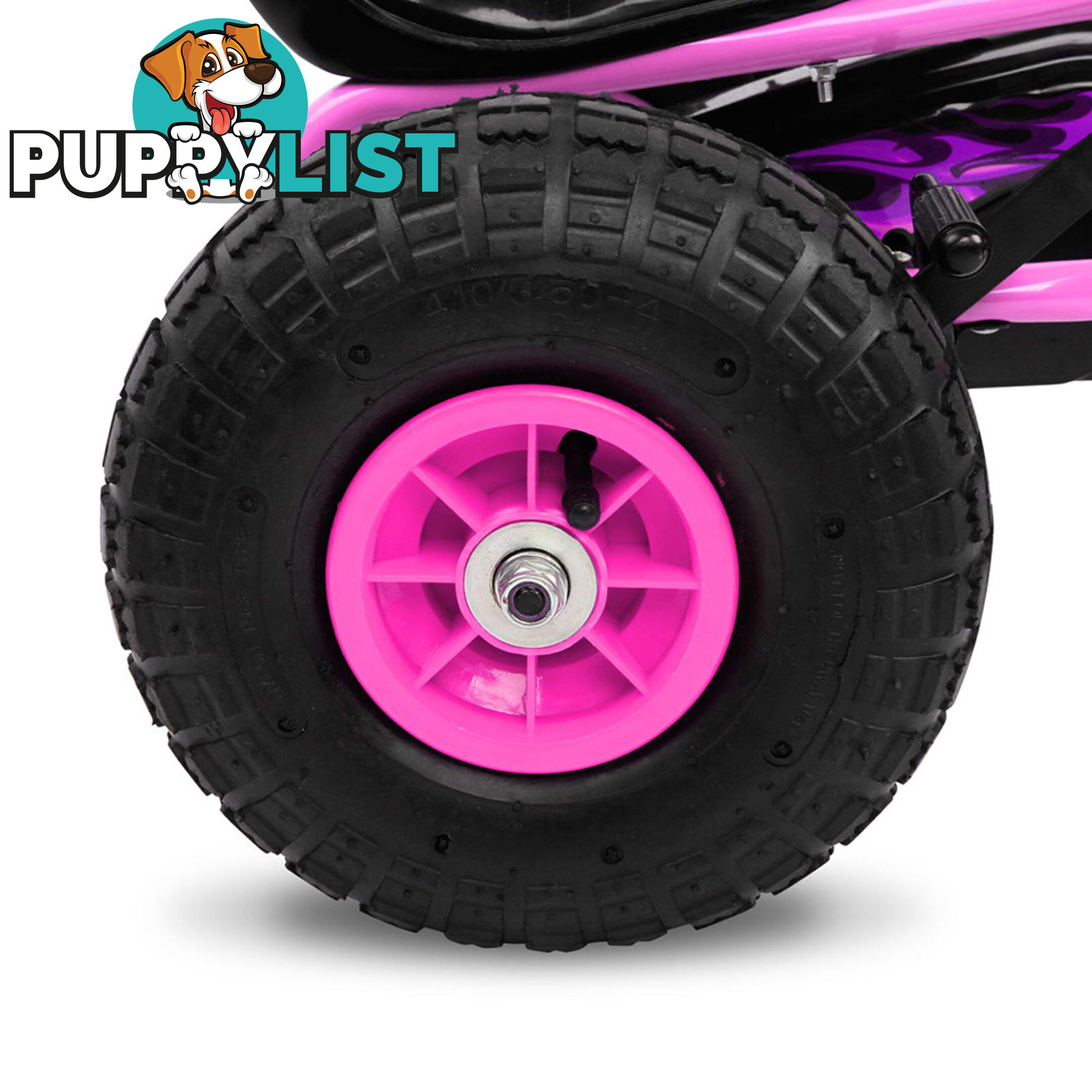 Kids Pedal Go Kart - Pink