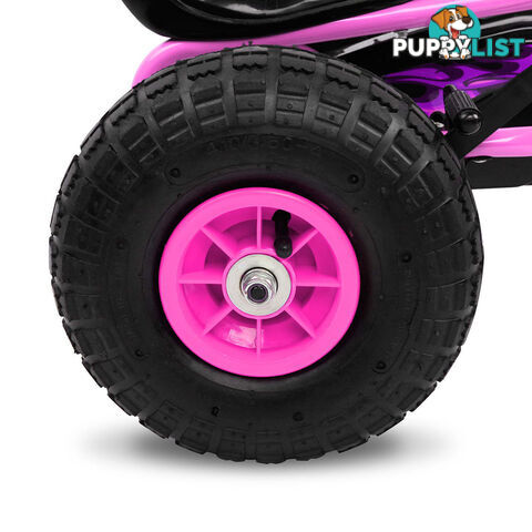 Kids Pedal Go Kart - Pink