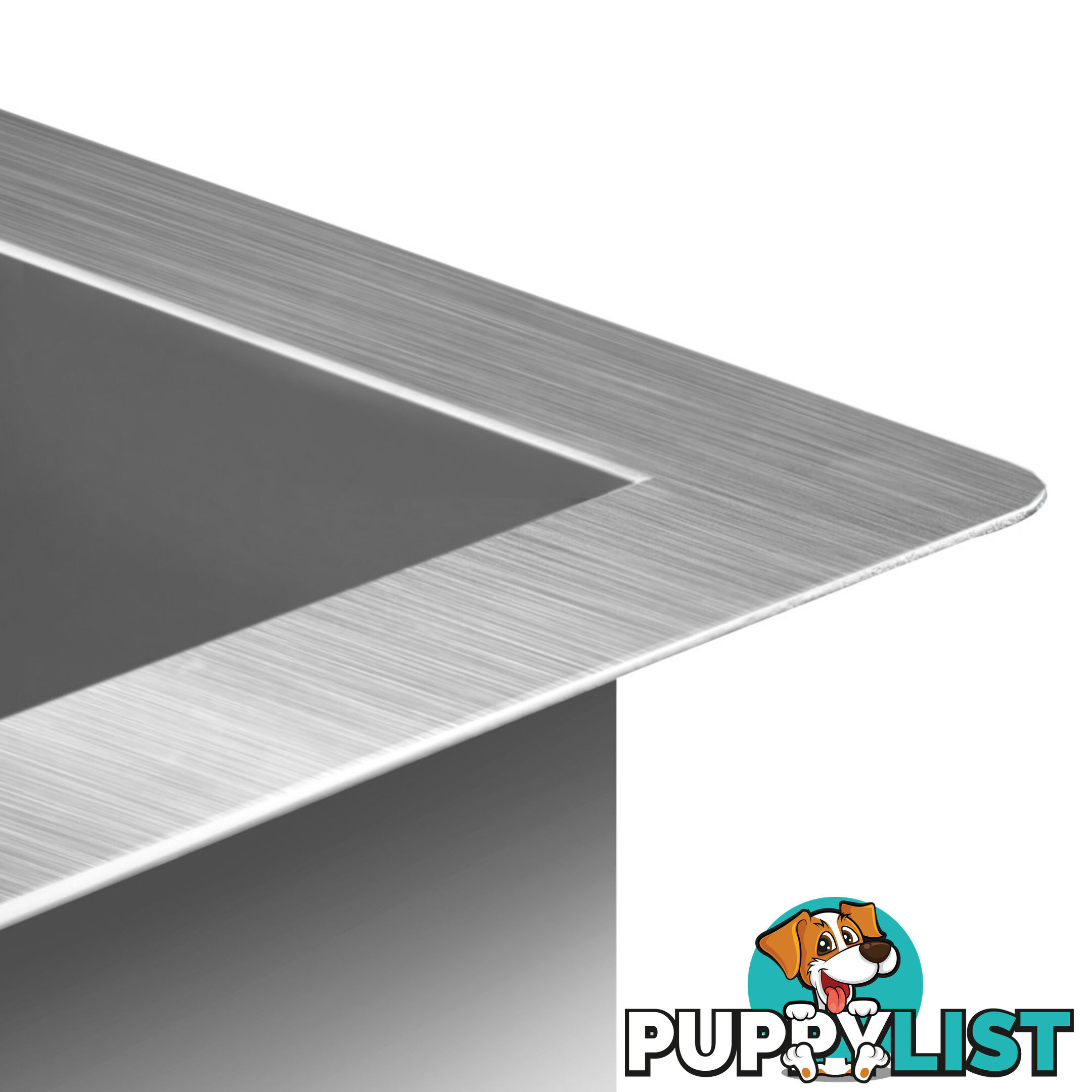 Stainless Steel Kitchen/Laundry Sink w/ Strainer Waste 770 x 450 mm