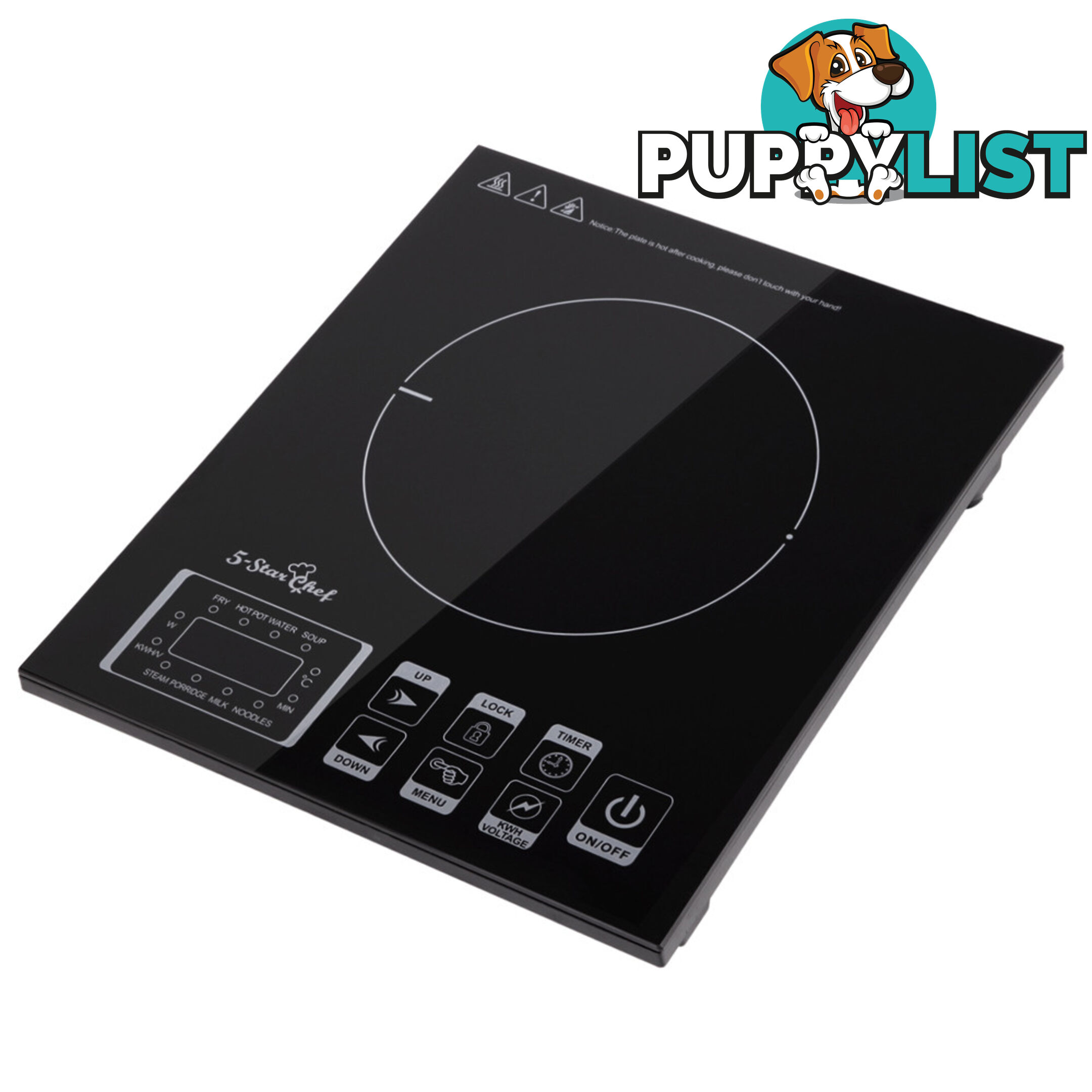 5 Star Chef Induction Cooktop w/ Digital Display Hotplate