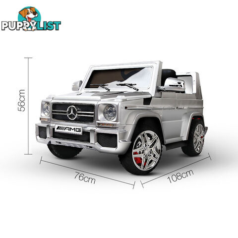 Kids Ride on Car with Remote Control Silver