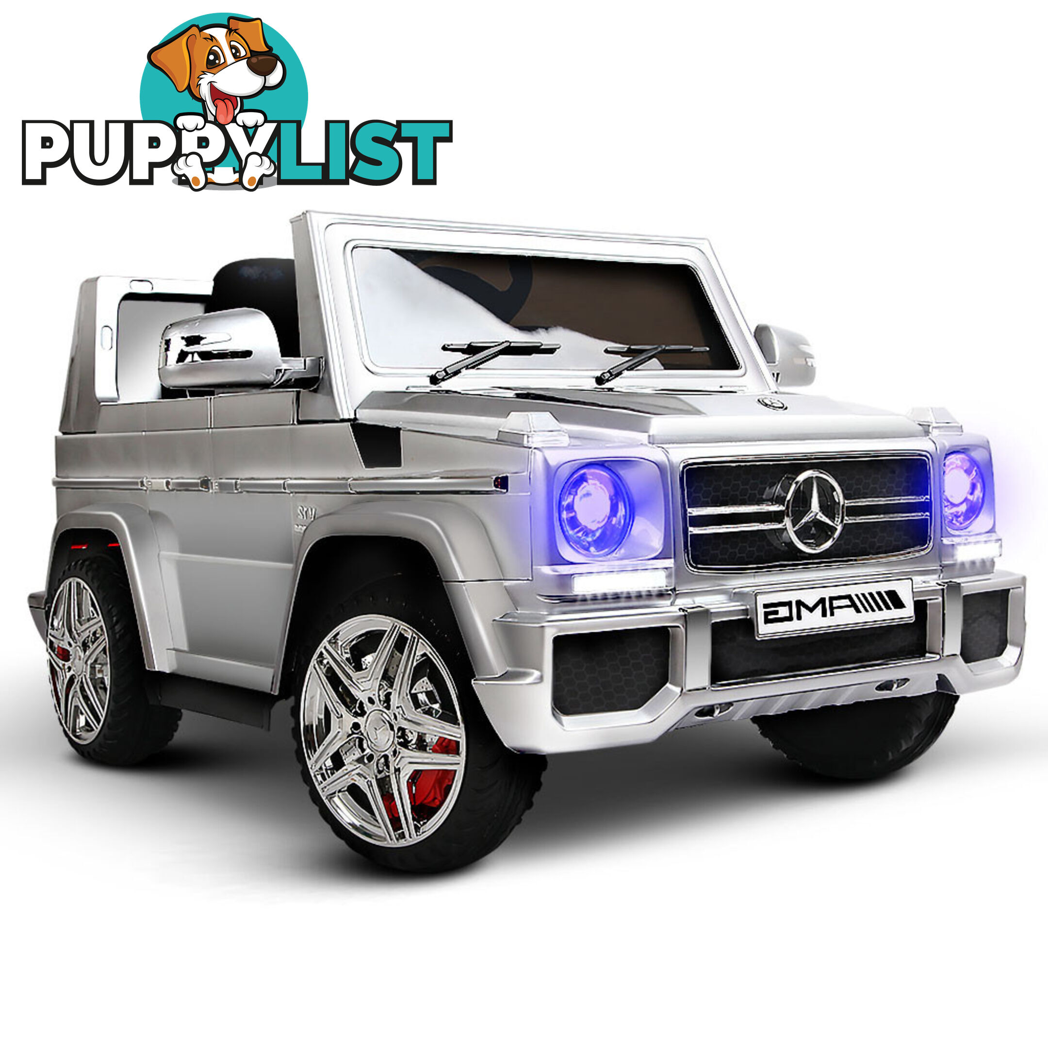 Kids Ride on Car with Remote Control Silver