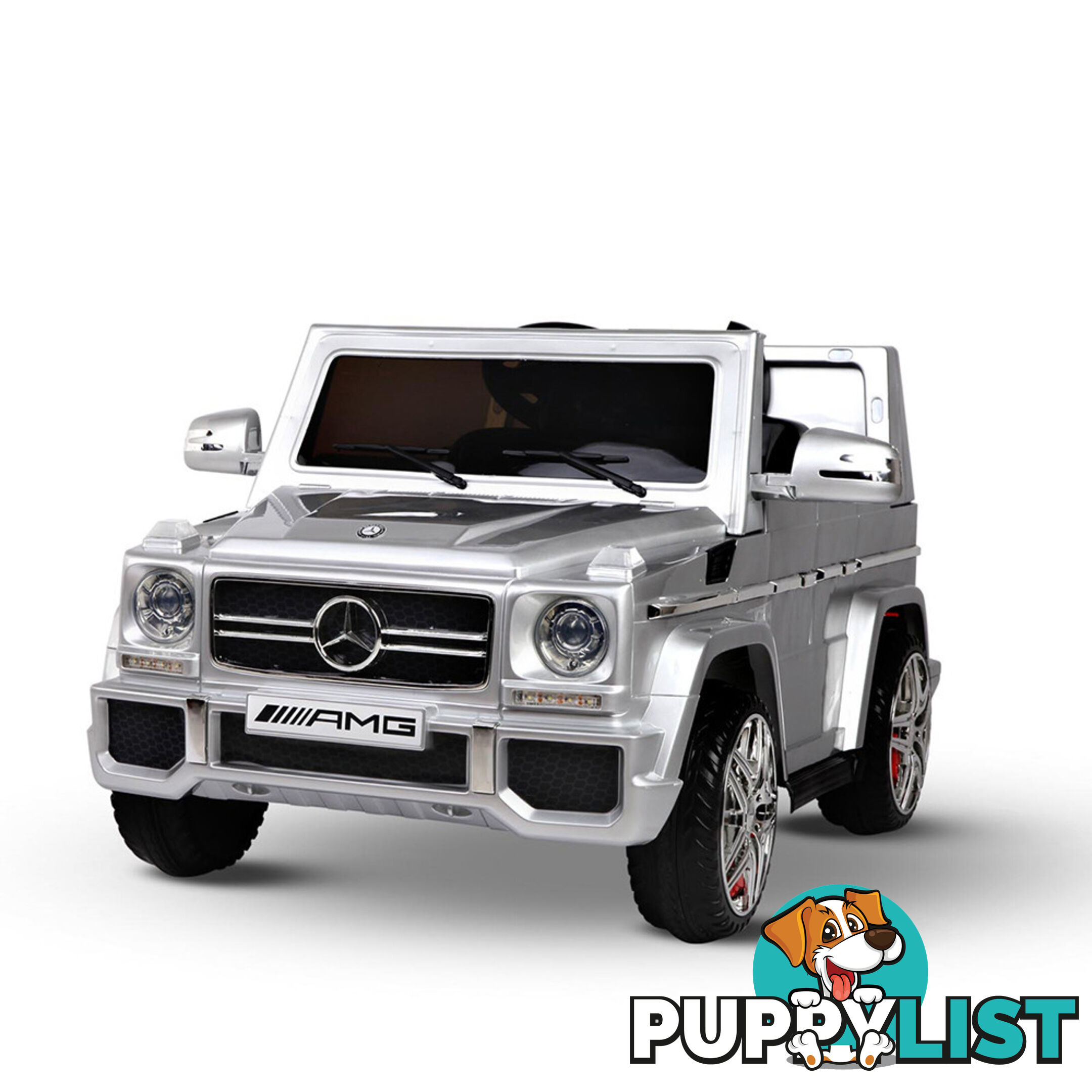 Kids Ride on Car with Remote Control Silver