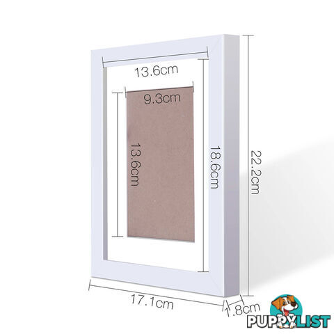 20pc Photo Frame Set - White