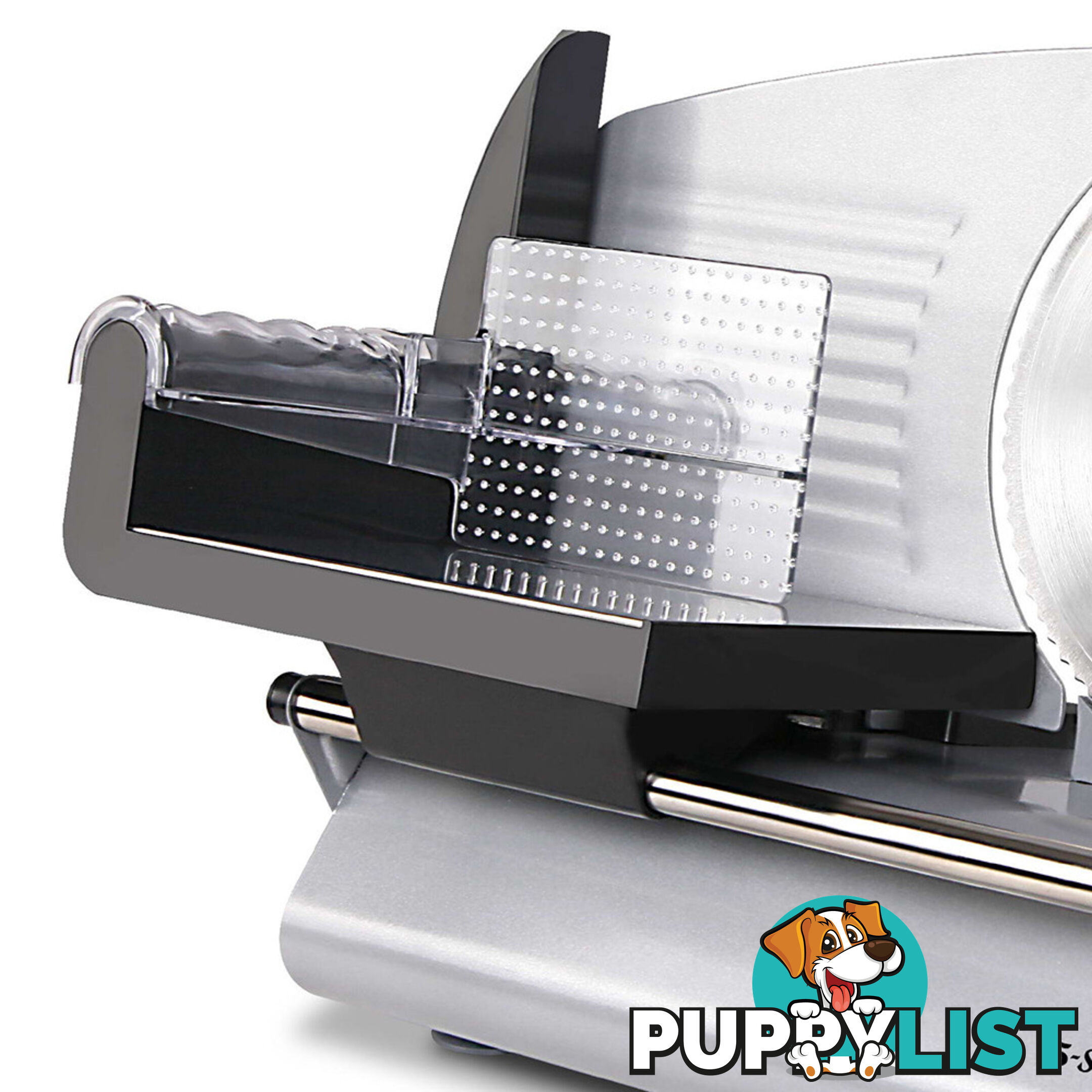 150W  Meat Slicer with Stainless Steel Blade - Silver