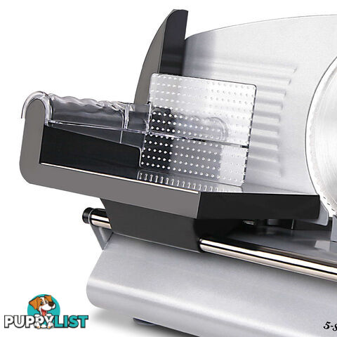 150W  Meat Slicer with Stainless Steel Blade - Silver