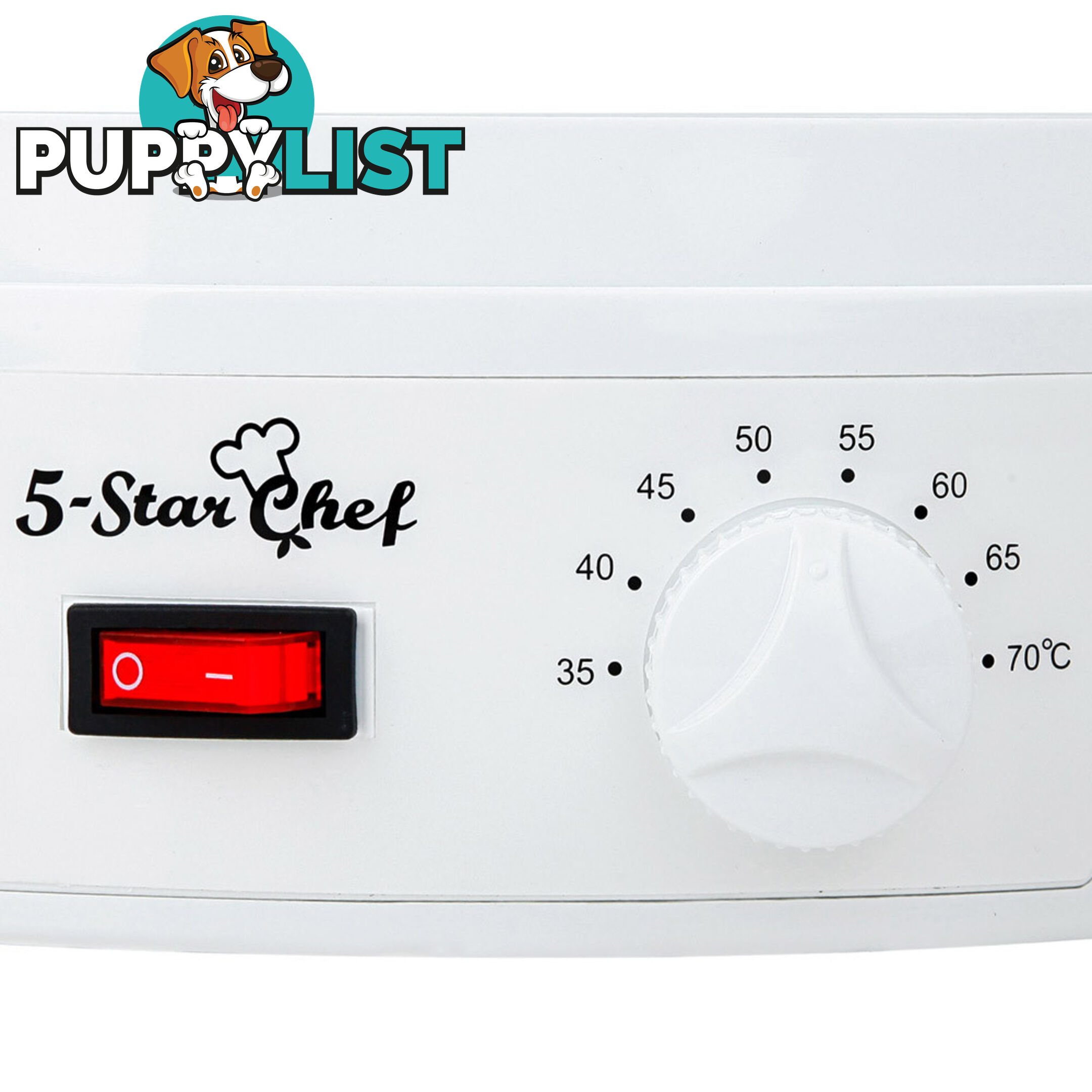 5 Trays Food Dehydrator White