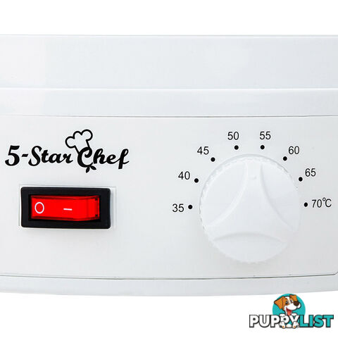 5 Trays Food Dehydrator White