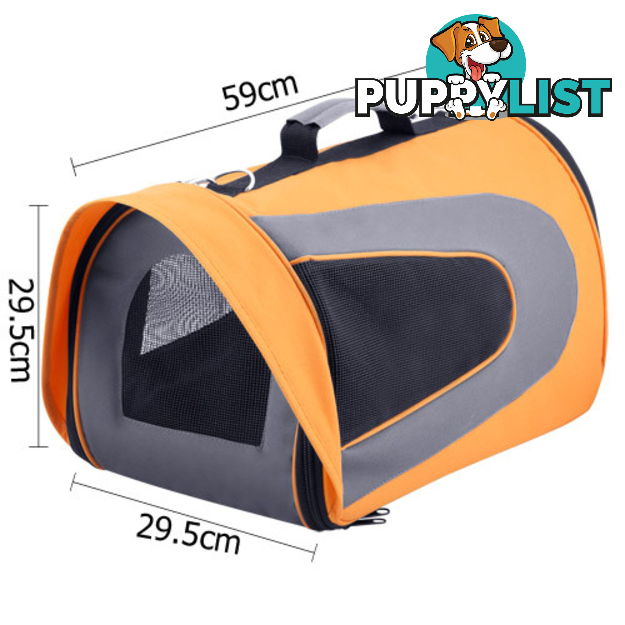 Pet Dog Cat Carrier Travel Bag XLarge Orange