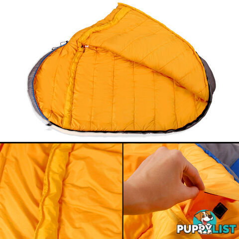 Camping Thermal Sleeping Bag King Blue