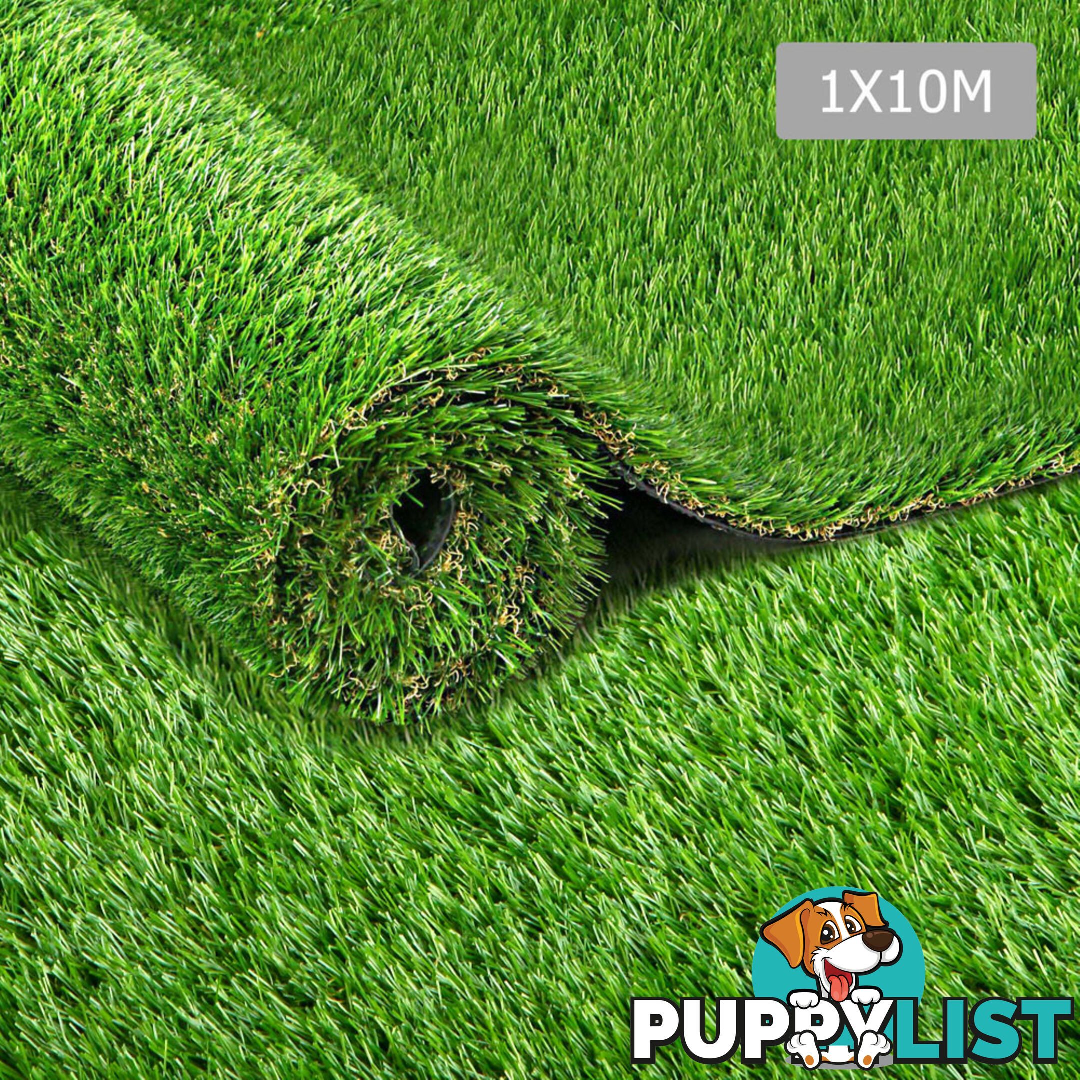 Artificial Grass 10 SQM Synthetic Artificial Turf Flooring 30mm Pile Height Green